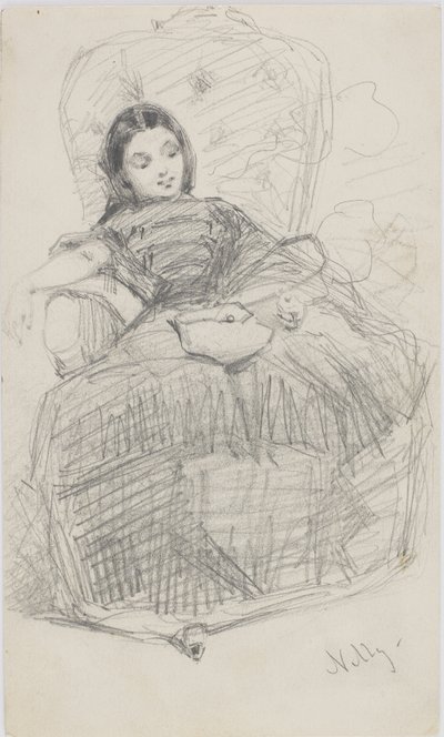 Nelly (Helen Ionides) 1866-69 by James Abbott McNeill Whistler
